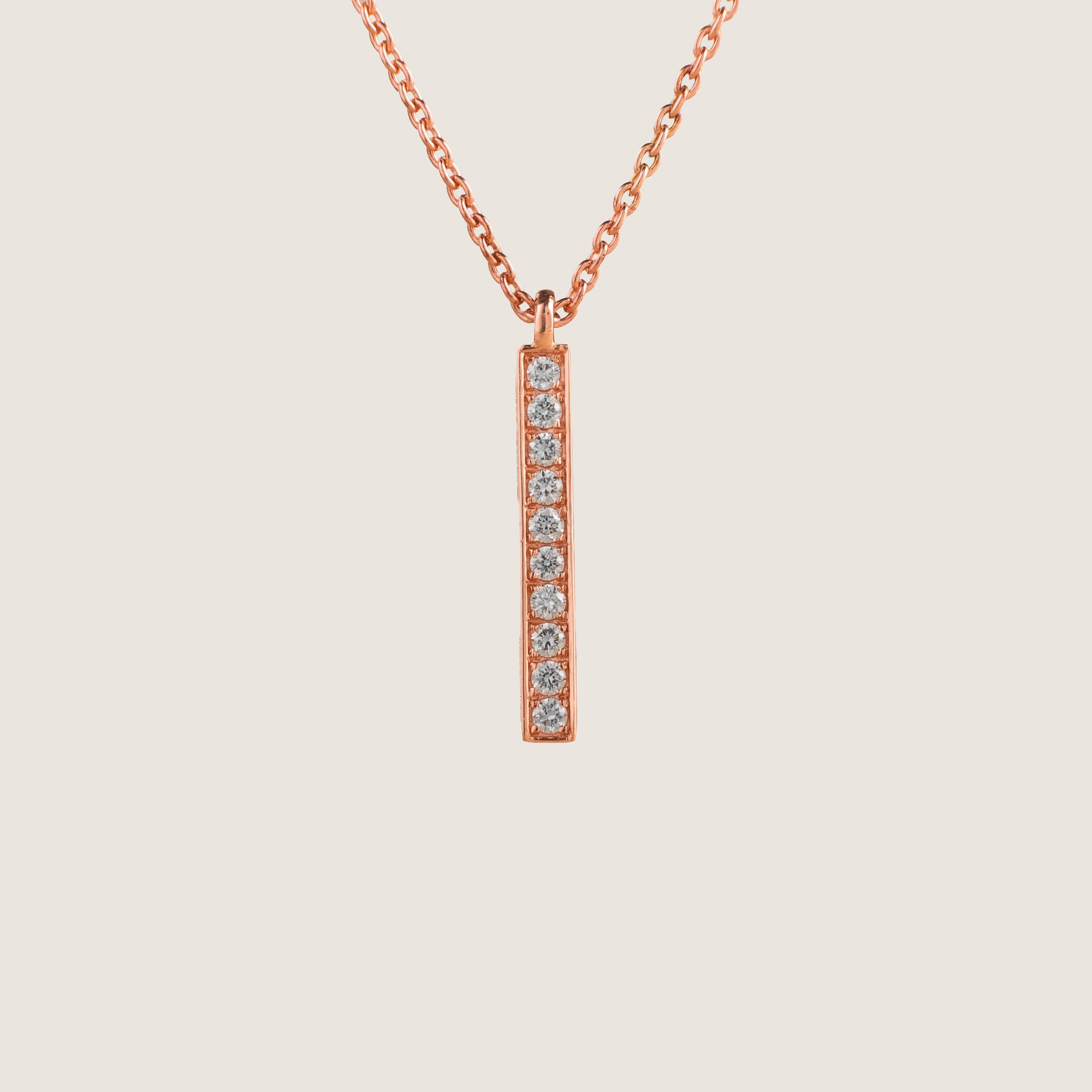 Bar Line Pendant Chain