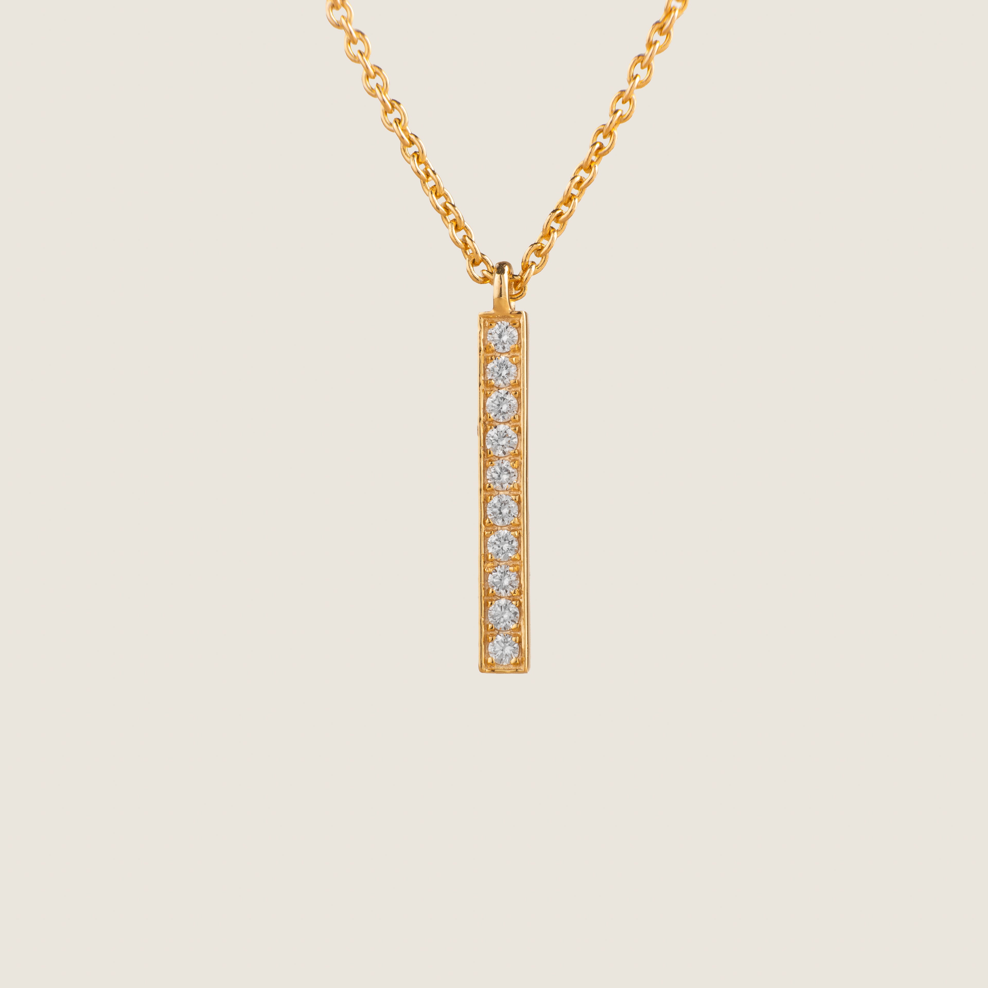 Bar Line Pendant Chain