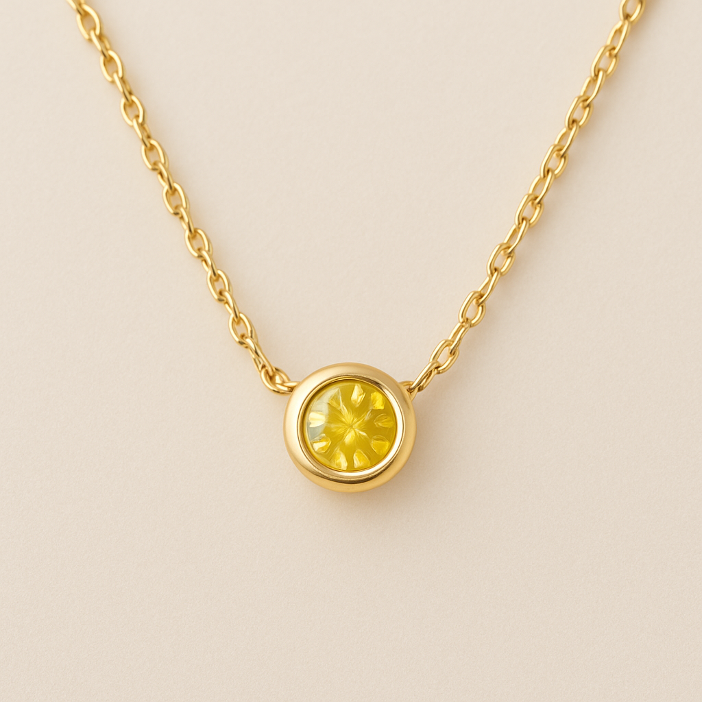 Yellow Diamond Necklace