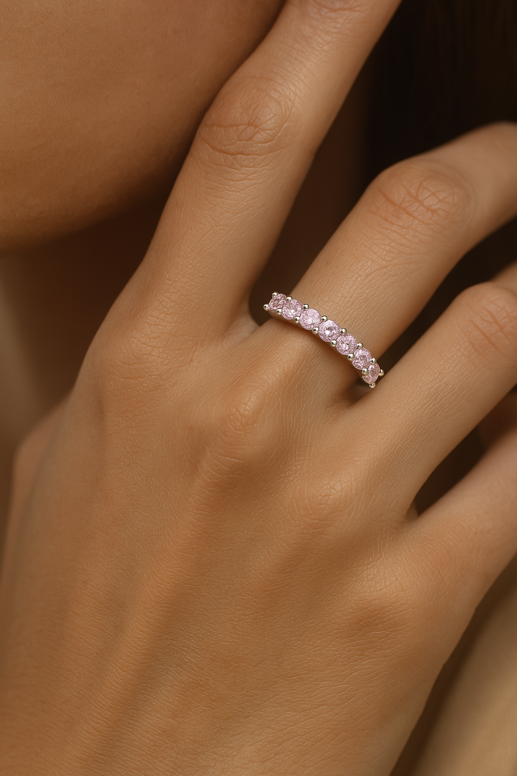 Rivieře Ring - Pink Diamond