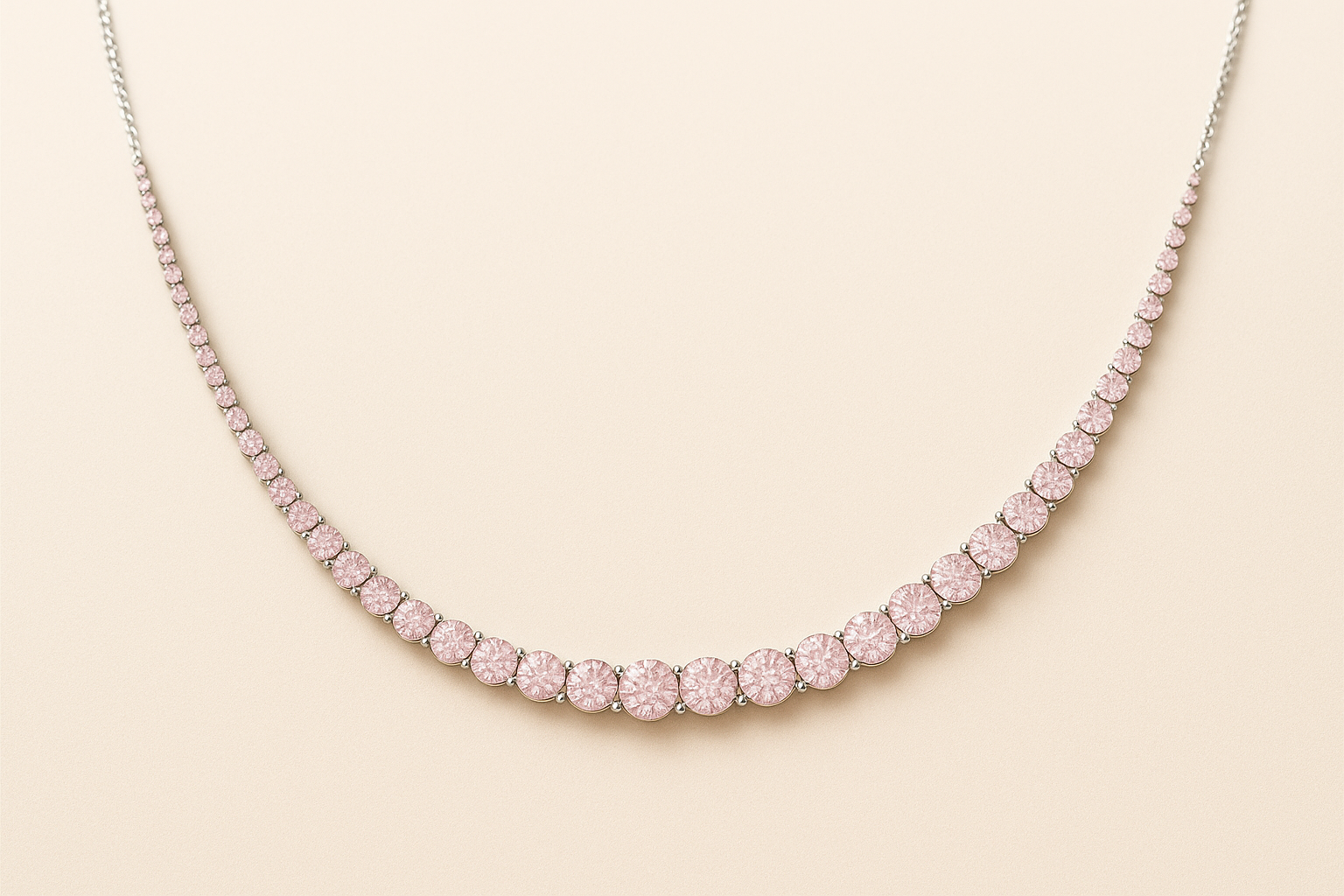 Rivieře Necklace - Pink Diamond