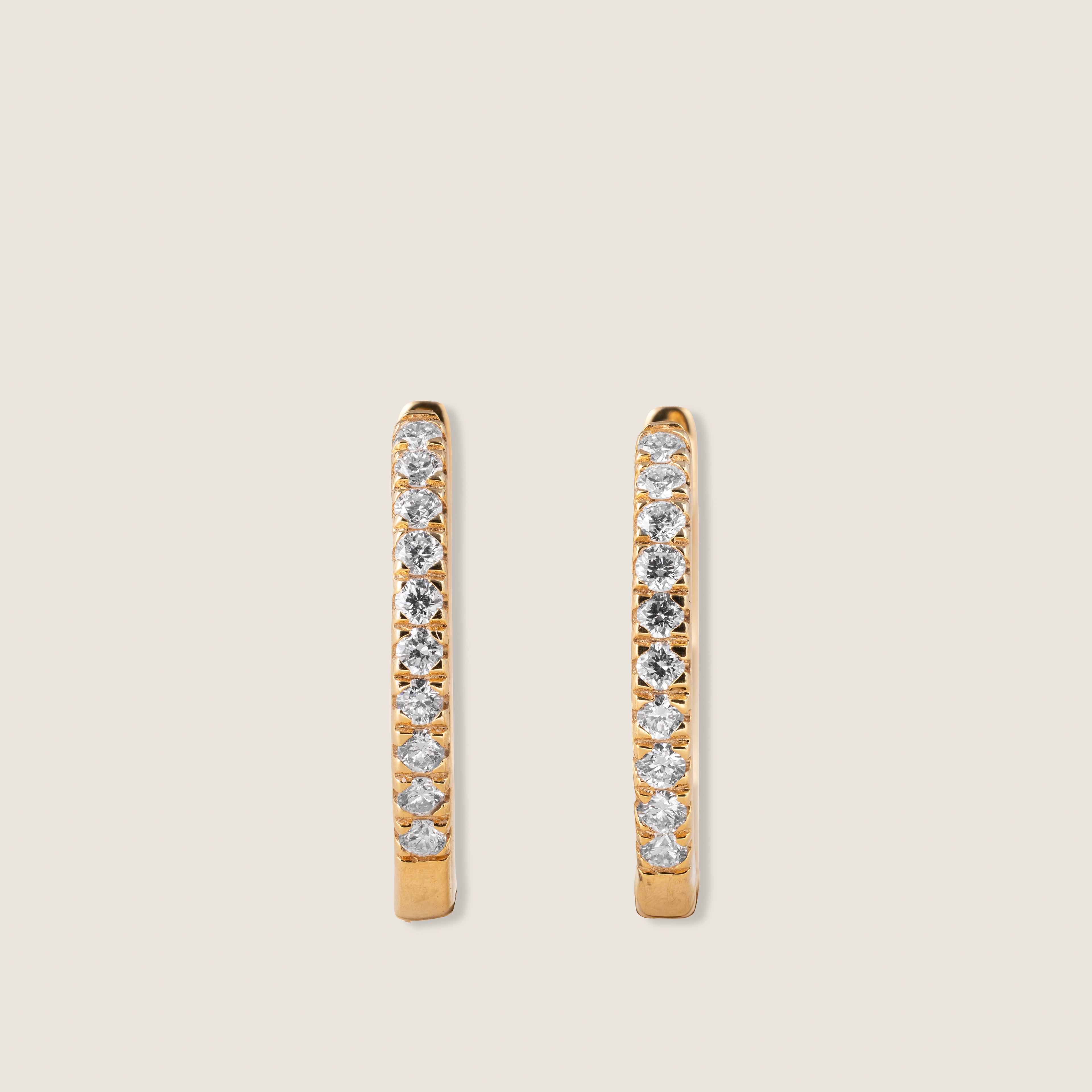 Tennis Huggies Earrings