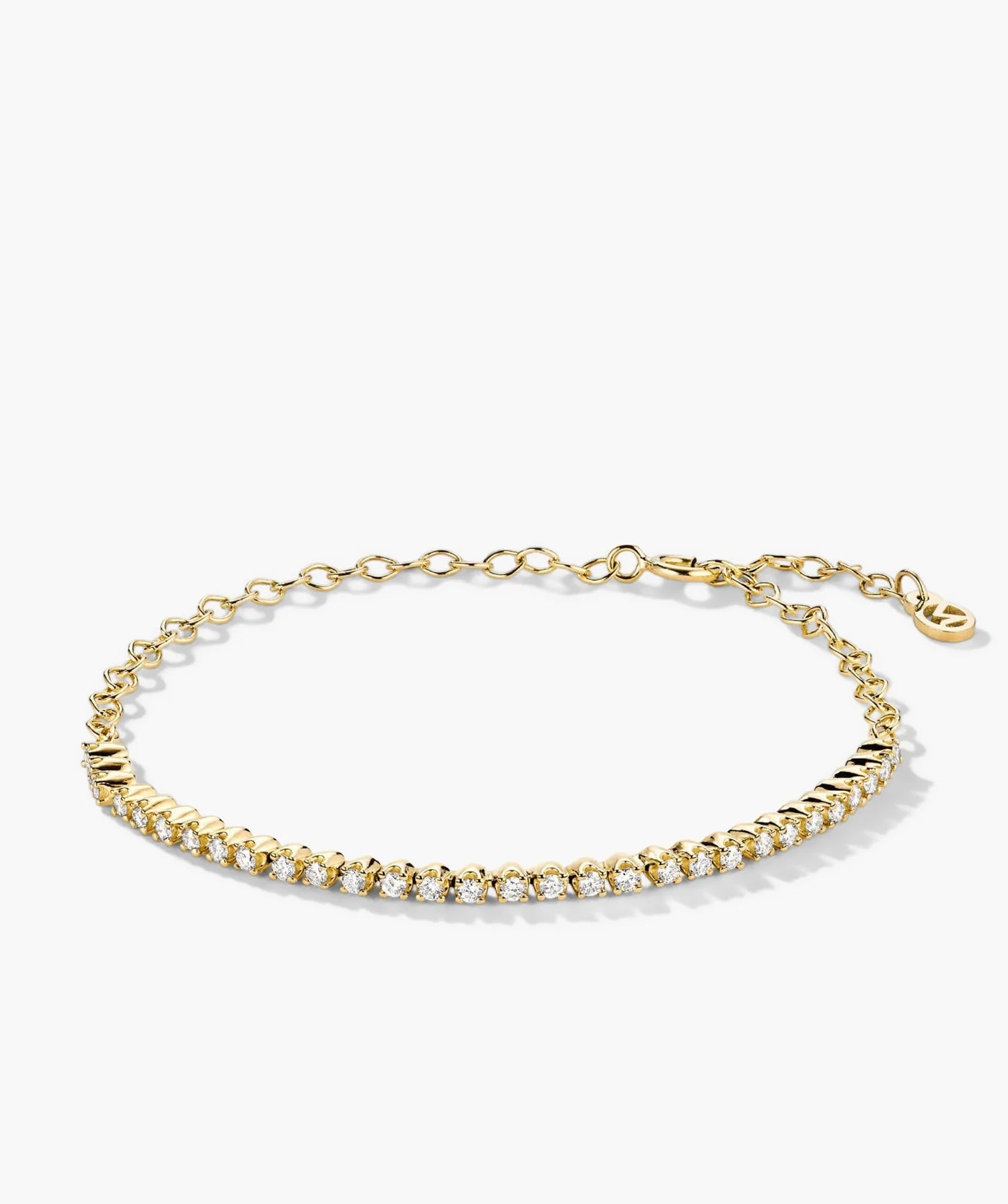 Half Tennis Bracelet Chain