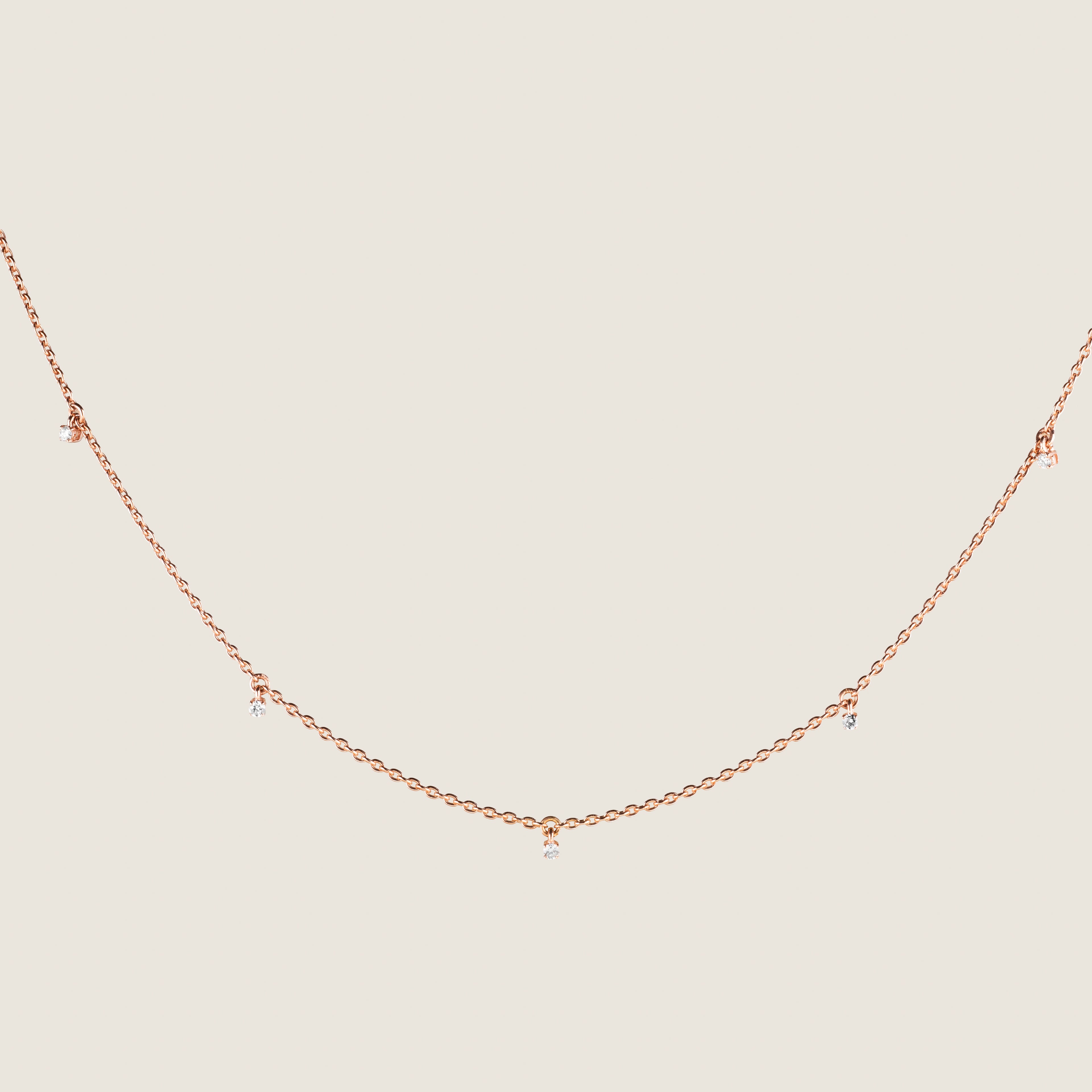 Multi-Diamond Pendant Chain