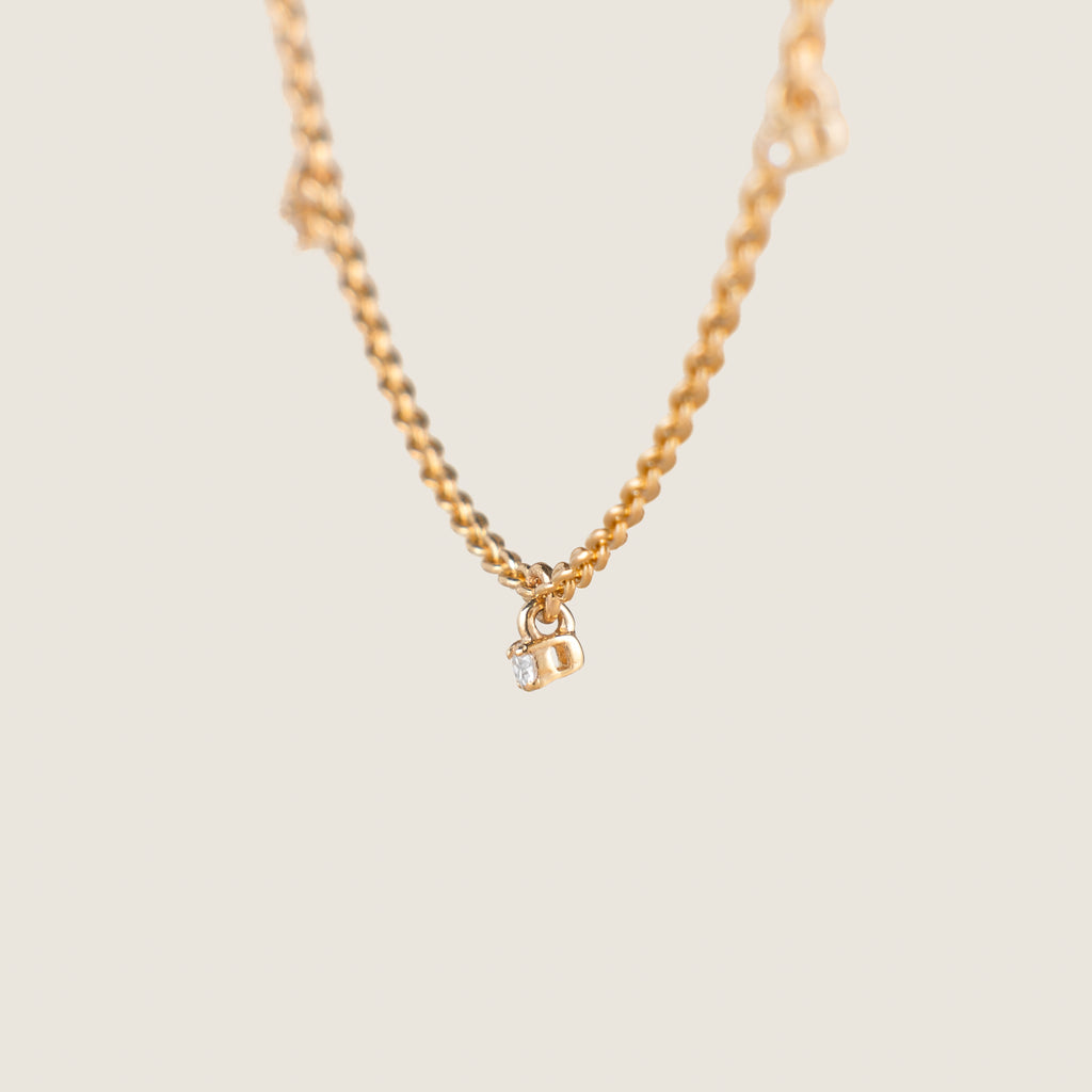 Multi-Diamond Pendant Chain