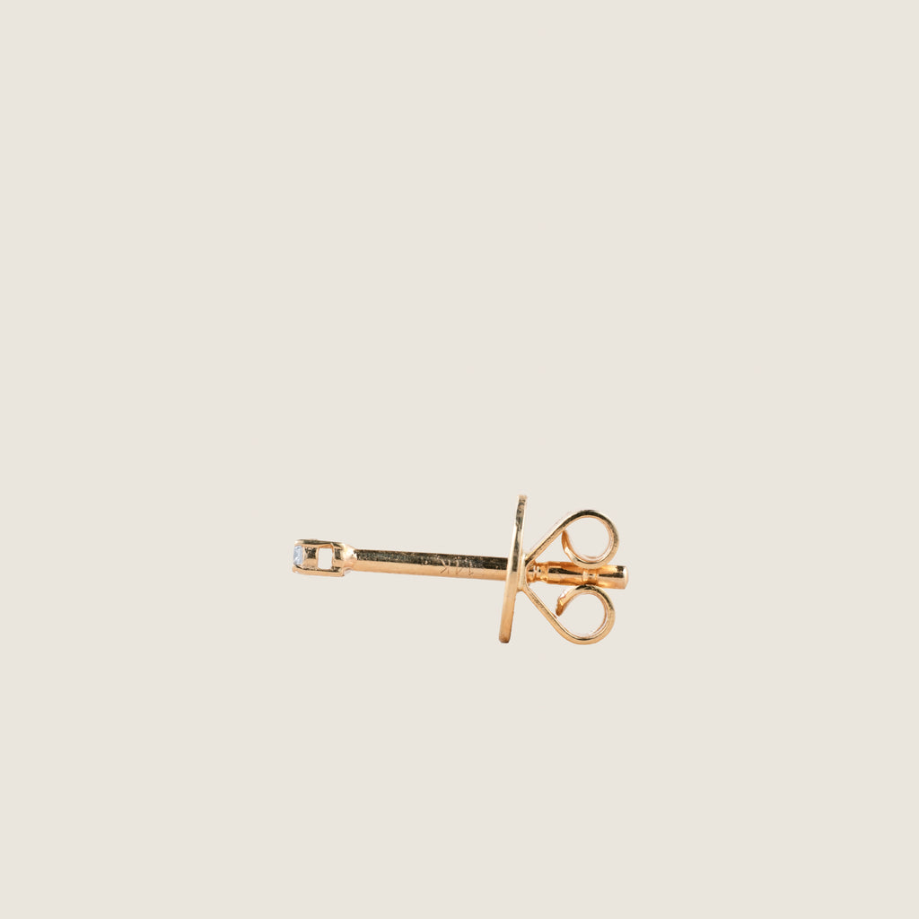 Solitaire Stud Earrings