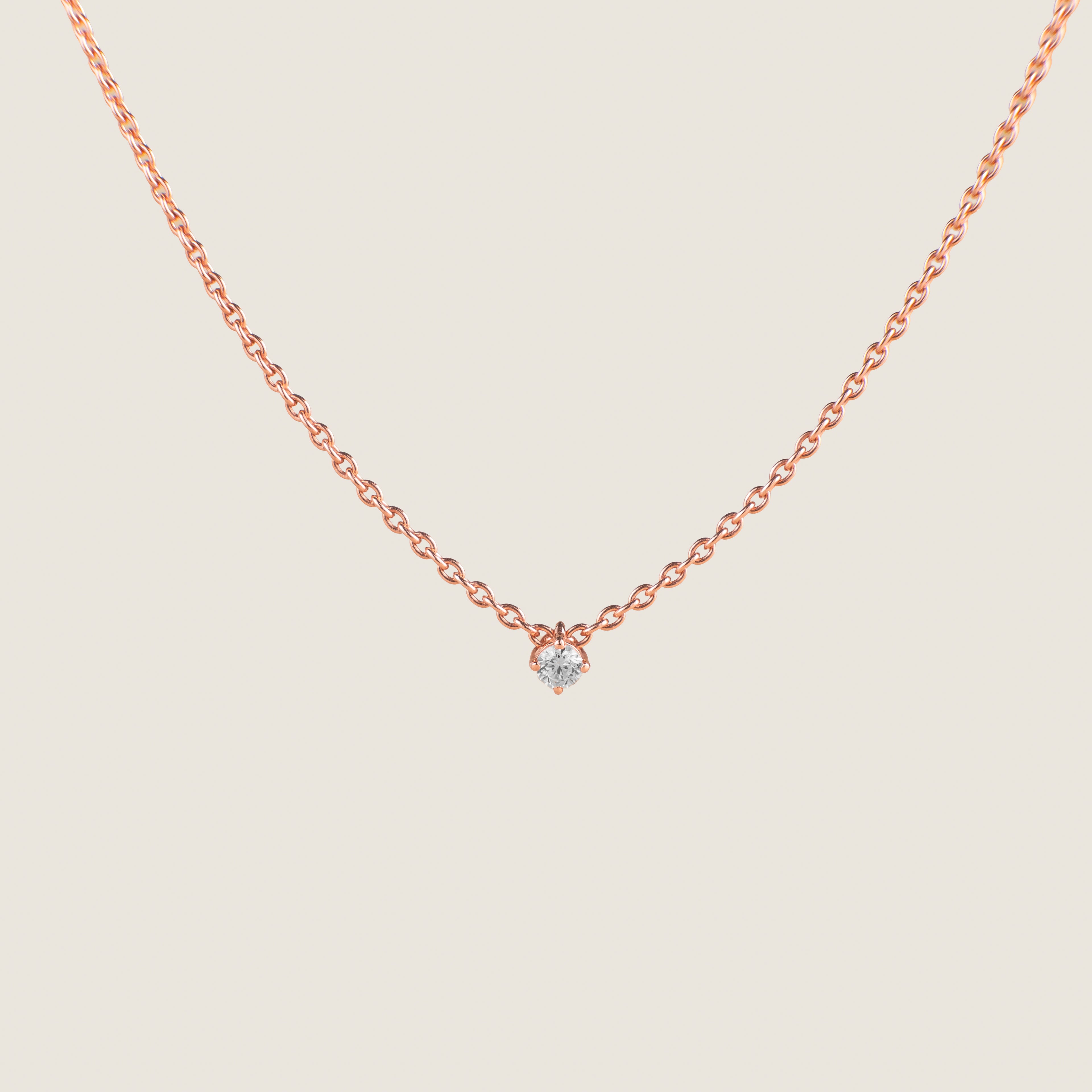 Solitaire Pendant Chain