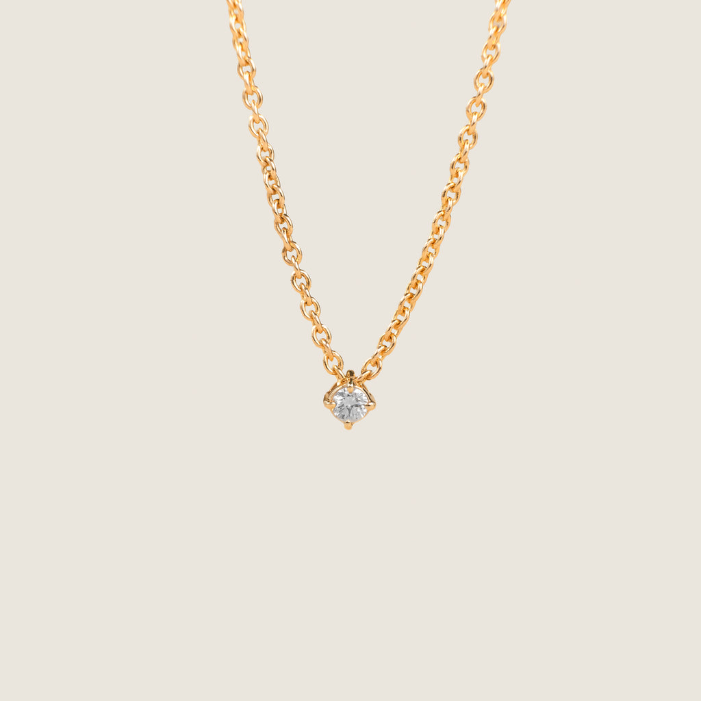 Solitaire Pendant Chain