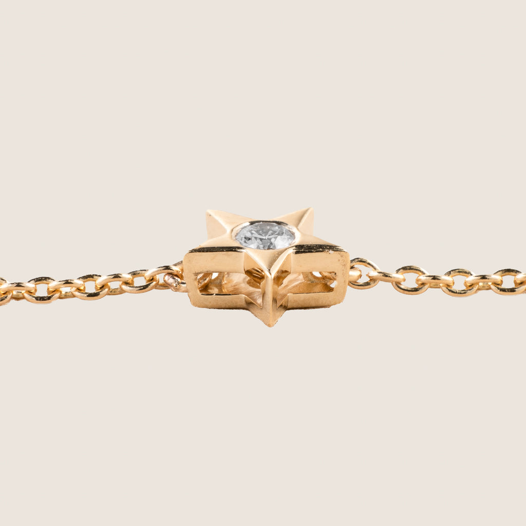 Stardust Solitaire Bracelet Chain