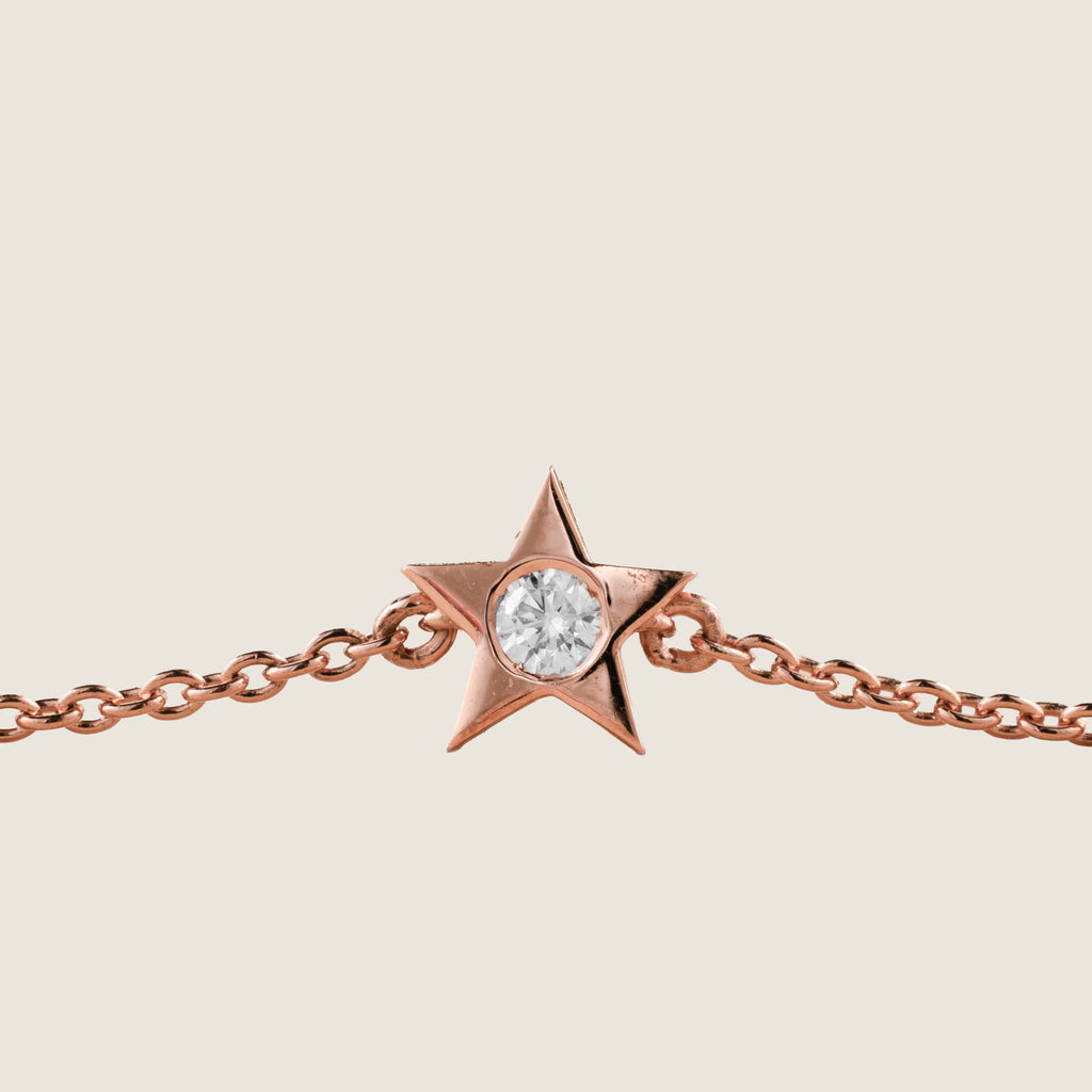 Stardust Solitaire Bracelet Chain