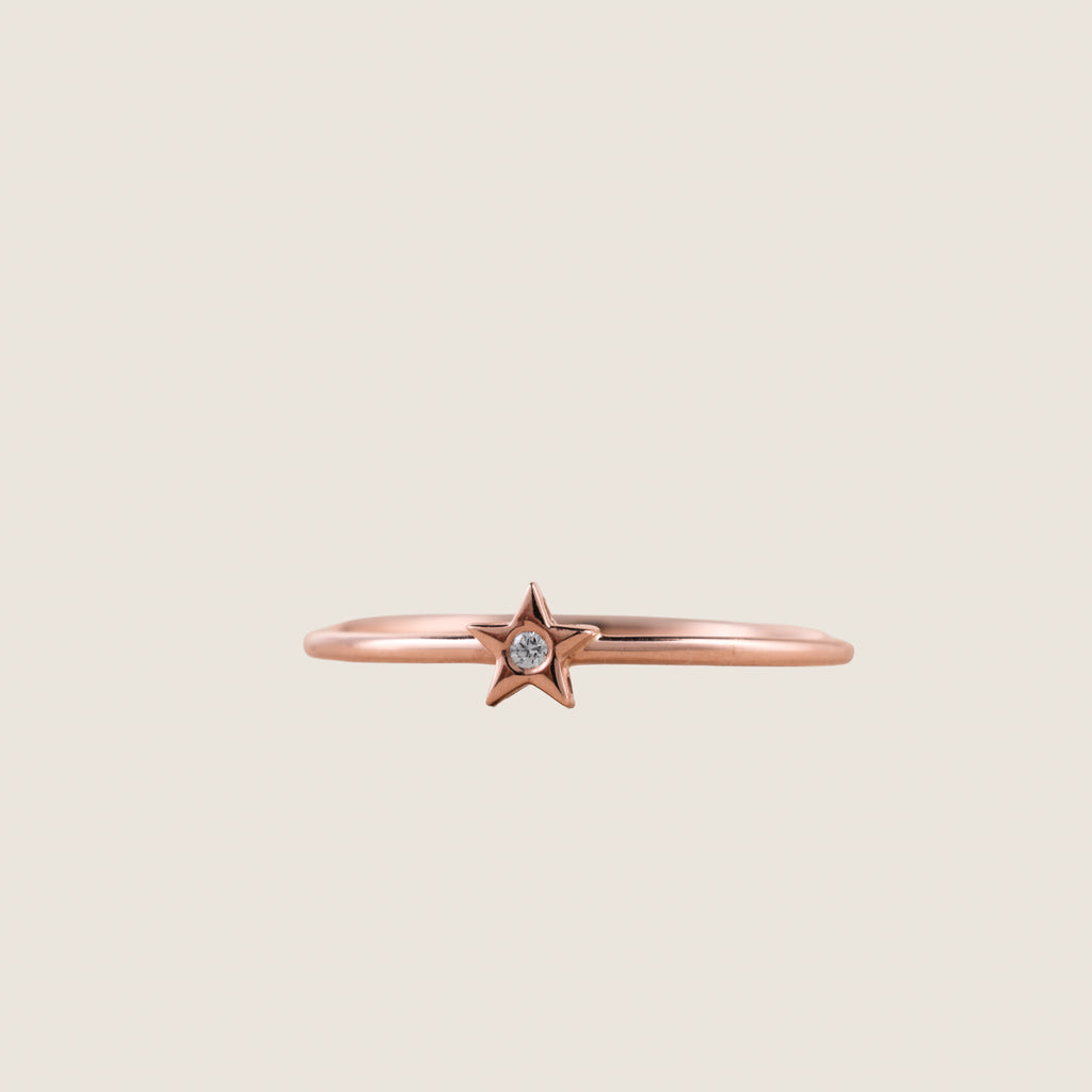 Stardust Solitaire Ring