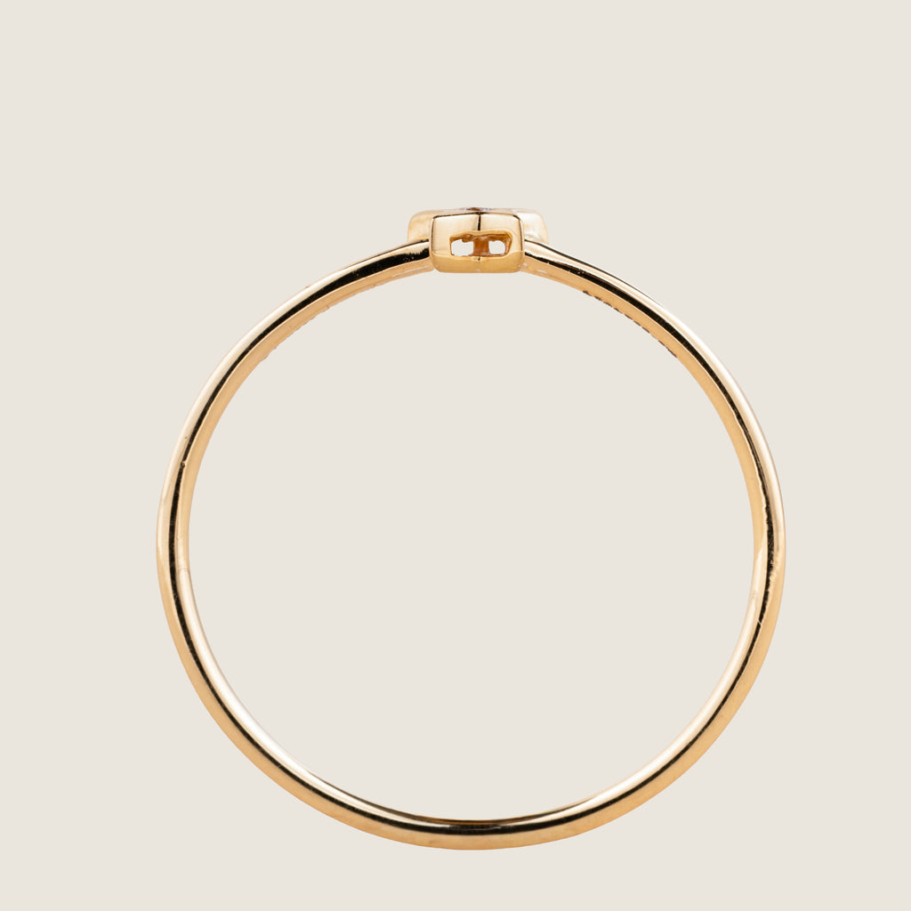 Stardust Solitaire Ring