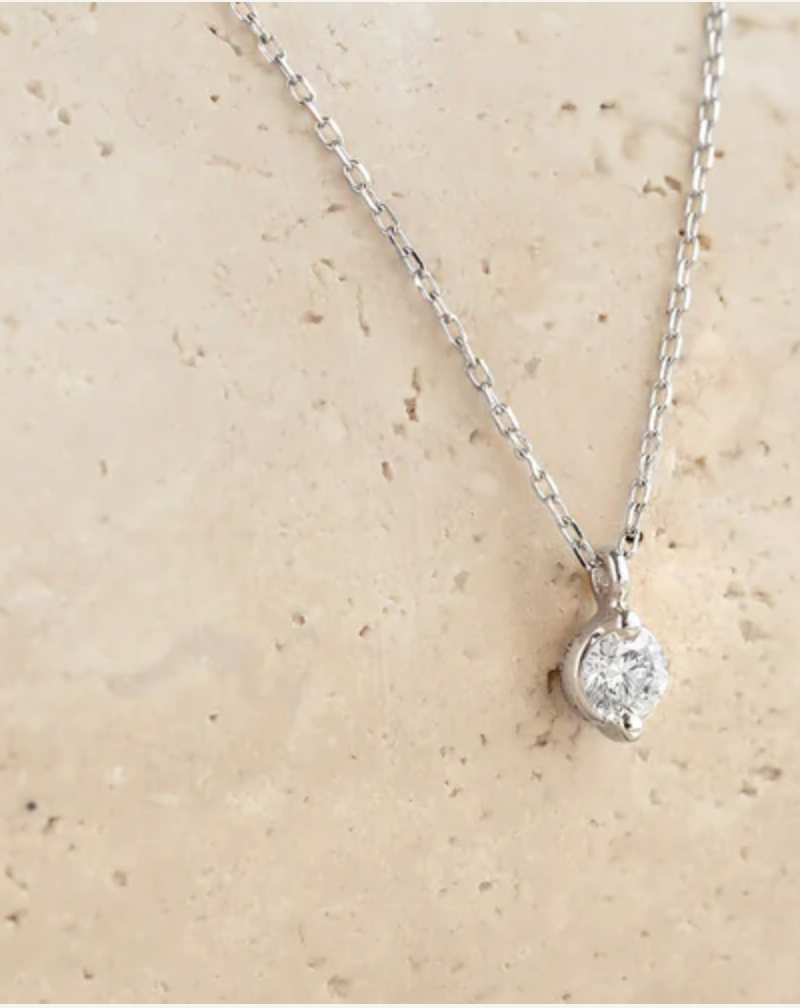 Solitaire Pendant Necklace